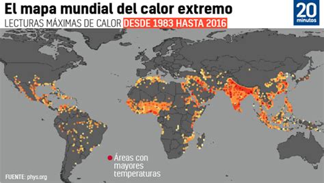 El Mapa Del Calor Extremo Aumenta Un 200 Y Estas Son Las Zonas Del