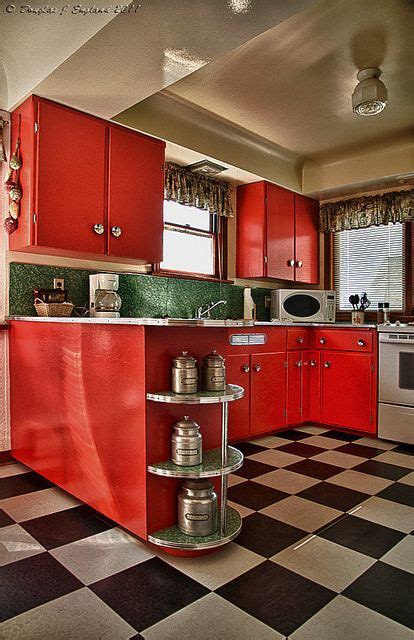 Retro Kitchen Retro Kitchen Red Kitchen Kitchen Design