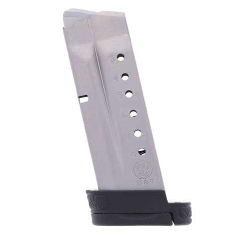 Smith And Wesson Sandw Mandp Shield 9mm 8 Round Stainless Steel Factory Magazine