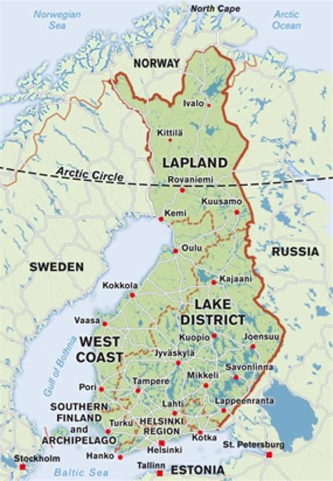 Maps Of Scandinavia Map Of Finland Finland Trip Norway Sweden Finland