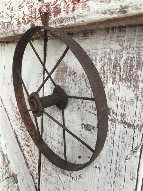Antique Metal Wheel Small Spoked Wheels Metal Cart Wheel
