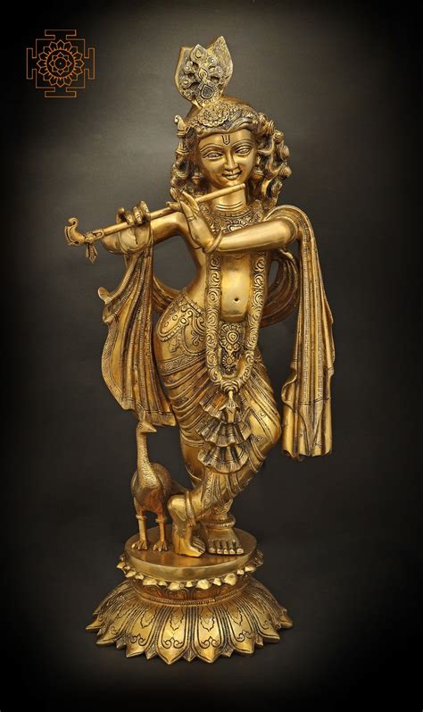 Lord Krishna Playing The Flute
