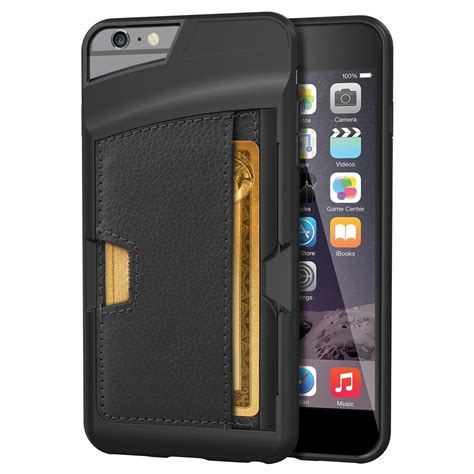 Buy products such as otterbox defender series case for iphone 6/6s, black at walmart and save. Amazon.com: iPhone 6 Plus/6s Plus Wallet Case - Q Card ...