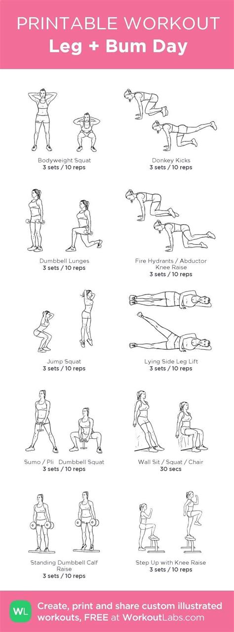 Leg Workouts For Teenage Girl Workoutwalls
