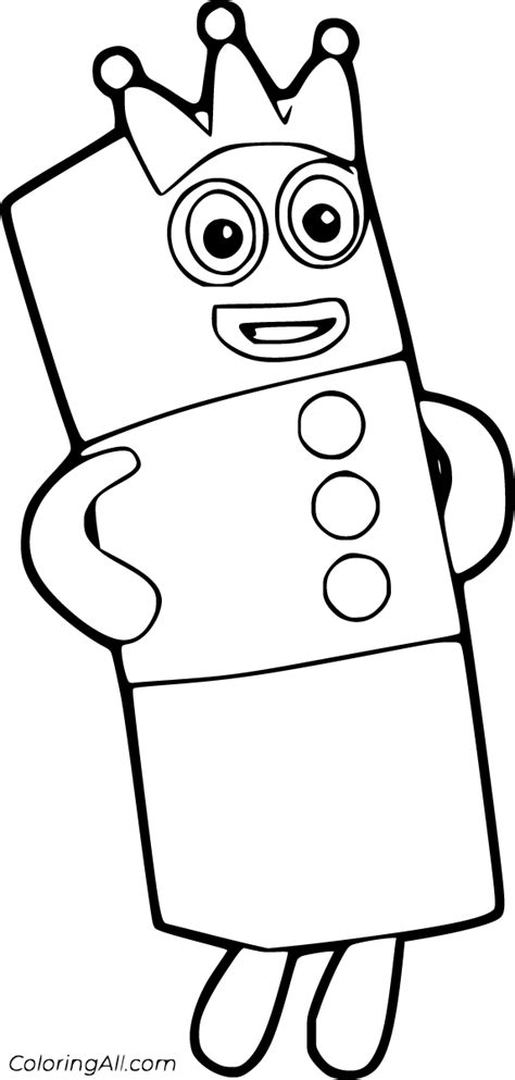 Numberblocks Coloring Pages 19 Free Printables Coloringall