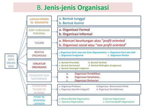 Jenis Jenis Organisasi