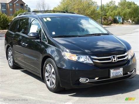 The 2016 honda odyssey minivan is offered in six trim levels: 2014 Crystal Black Pearl Honda Odyssey Touring Elite ...