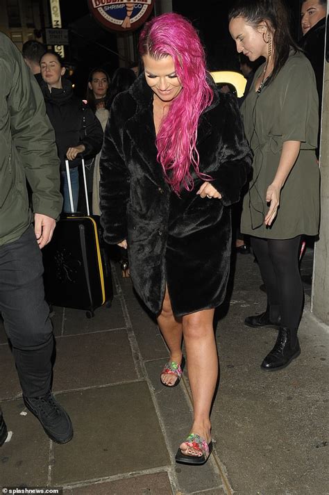Kerry Katona Turns Heads With Her Pink Hairdo As She Joins Chelsee Healey To Film Celebs Go