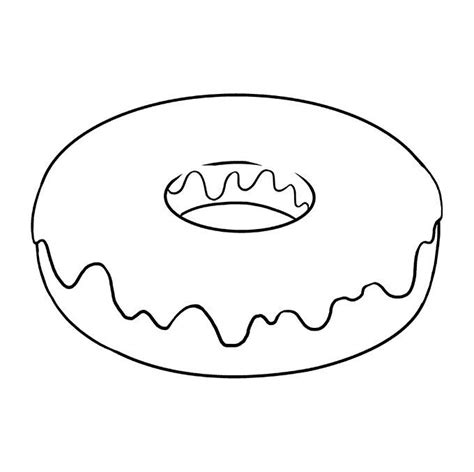 Wie Zeichnet Man Ein Donut Easy Drawings Donut Drawing Drawing