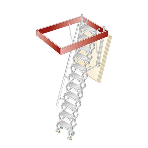 Attic Ladder Ei 60 Gorter For Roof Hatches Accordion Protection
