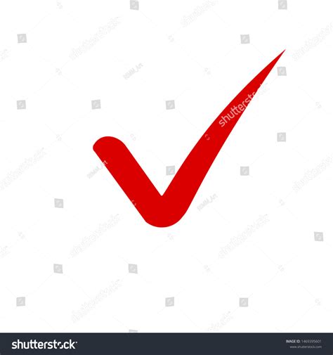 Red Tick Or Checkmark Icon Check Mark Icon In Royalty Free Stock