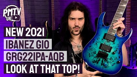 Ibanez Grgr221paaqb Gio Rg Series 6 String Rh Electric Guitar Aqua