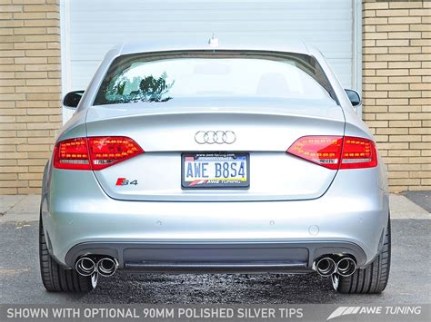 awe tuning b8 b8 5 audi s4 track edition cat back exhaust system awe b8 audi s4 cbe track