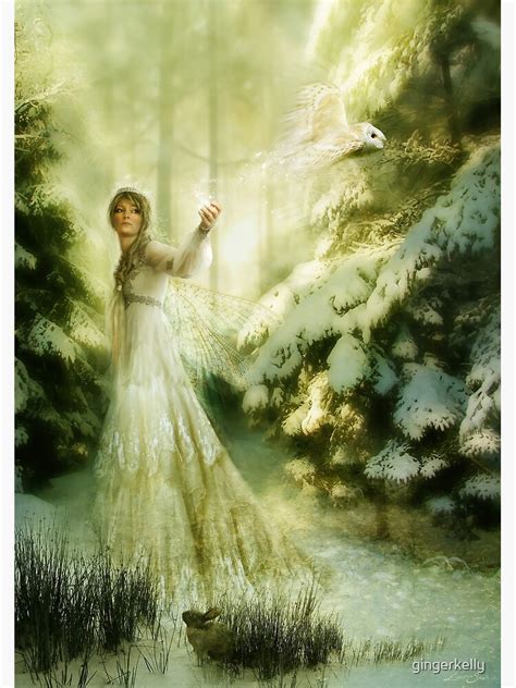 Winterspell The Fairy Queen Of Winter Poster For Sale By Gingerkelly