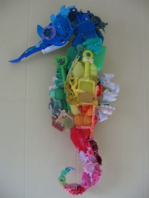 Seahorse Recycled Art Projects Recycled Art Trash Art