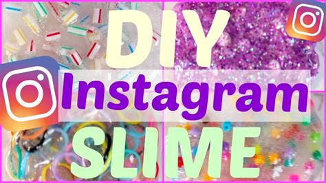 4 Diy Crunchy Instagram Slimes Rainbow Loom Perler Bead Straw And