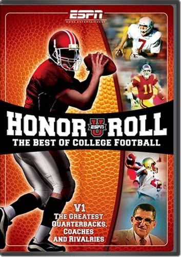 Espn Espnu Honor Roll The Best Of College Football Vol 1 Import