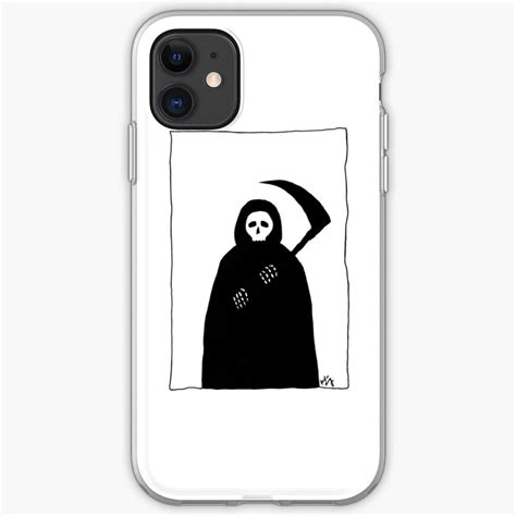 Grim Reaper Iphone Case And Cover By Artbykendralang Redbubble