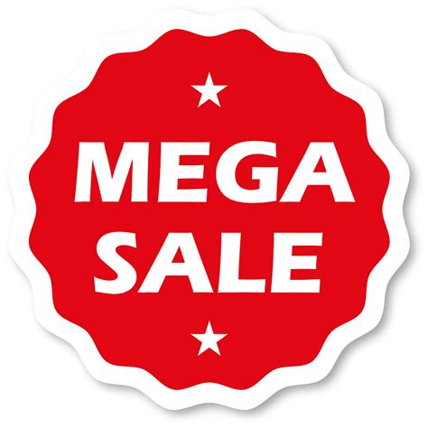 Mega Sale Stickers Clipart Free Download Transparent Png Creazilla