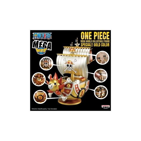 One Piece Mega World Collectable Figure Special Gold Color Banpresto