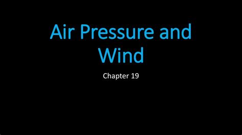 Ppt Air Pressure And Wind Powerpoint Presentation Free Download Id
