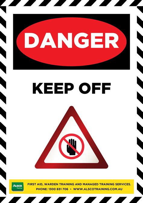 Danger Sign Posters | Free Download | Alsco Training