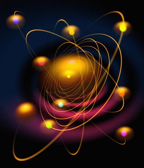 Subatomic Particles Abstract Photograph By Mehau Kulyk