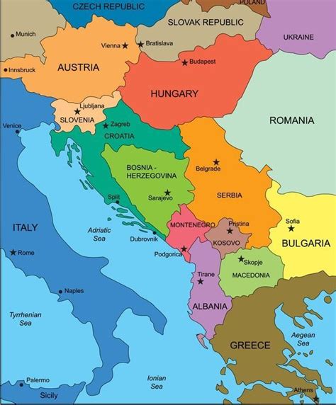 Click on above map to view higher resolution image. Image by ann m on Maps | Eastern europe map, Macedonia map ...