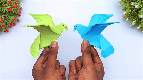 How To Make Paper Dove Or Pigeon Paper Bird Making Tutorial