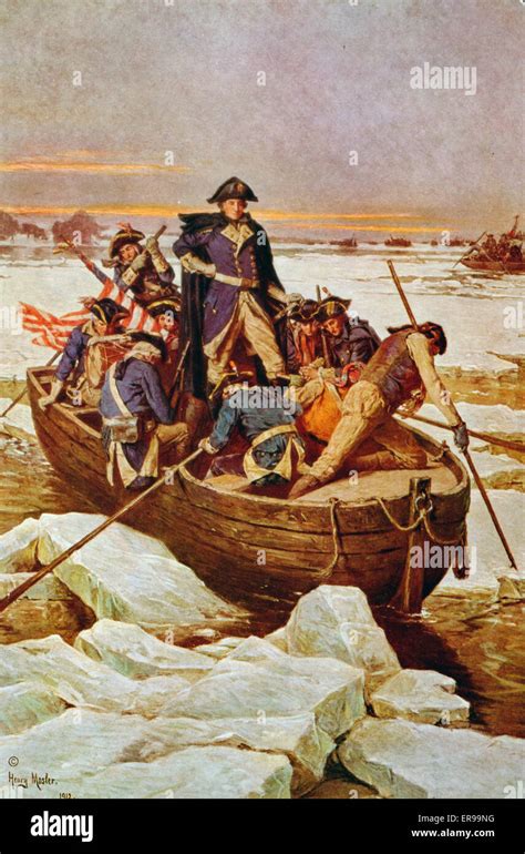 George Washington Crossing The Delaware River George Washington