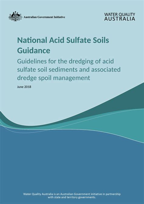 Pdf National Acid Sulfate Soils Guidance Guidelines For The Dredging
