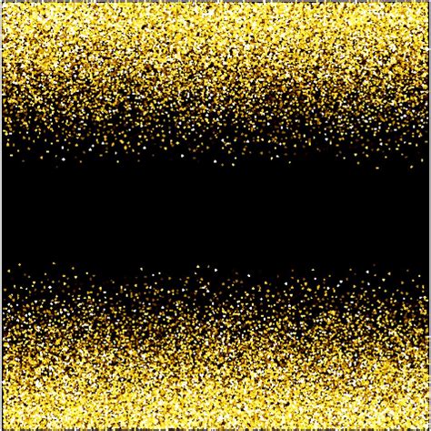 Waterfalls Golden Glitter Sparkle Bubbles Champagne Particles Stars Black Background Happy New