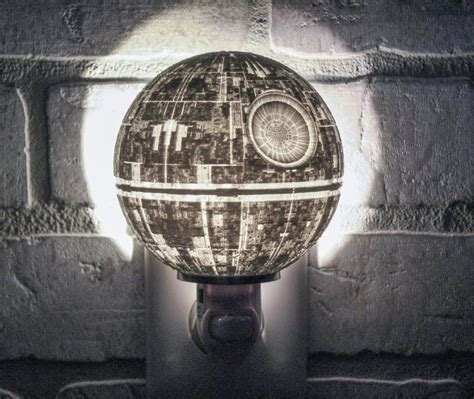 3d Printed Star Wars Death Star Lithophane Night Light Wall Etsy