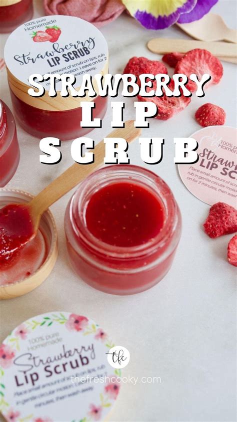 Easy Diy Strawberry Lip Scrub An Immersive Guide By The Fresh Cooky