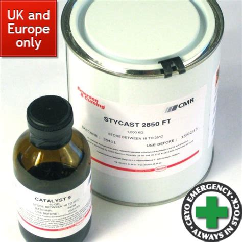 Stycast 2850 Ft Black Epoxy With Catalyst 9 1kg Kit