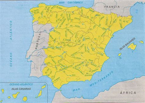 Mapa Rios Y Afluentes Espana Images