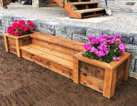 Ana White Outdoor Planter Steps Or Benches Diy Projects