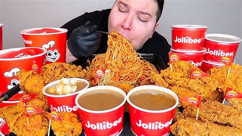 5 172 Calorie Jollibee Feast MUKBANG Realtime YouTube Live View
