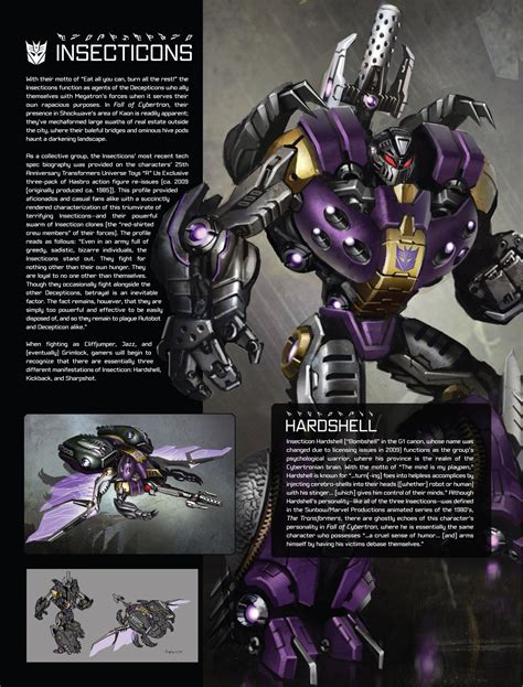 Transformers Fall Of Cybertron Insecticons Concept Art