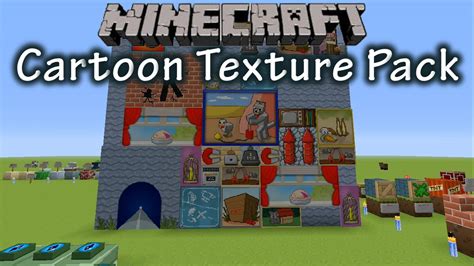 Taking A Look At The Brand New Minecraft Cartoon Texture Pack July Th Youtube