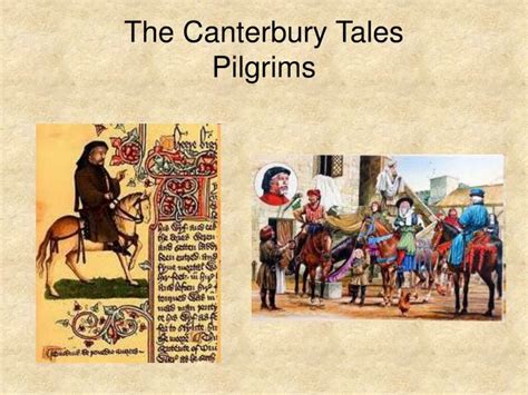 Ppt The Canterbury Tales Pilgrims Powerpoint Presentation Free