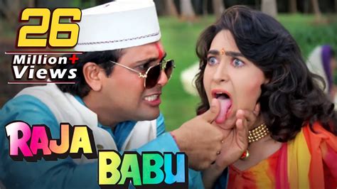 raja babu 4k राजा बाबू full 4k movie govinda karisma kapoor bollywood 90s