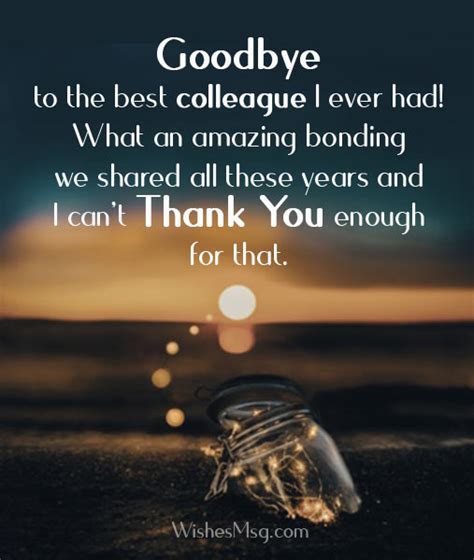 Quotes To Say Goodbye To Work Colleagues