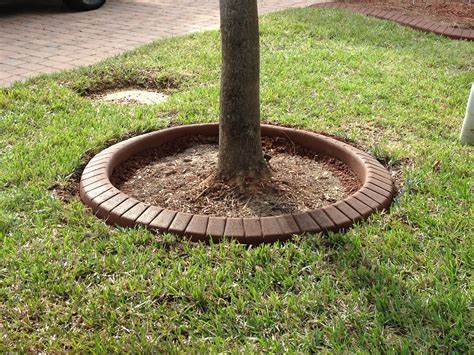 Perfect Circle Tree Ring Brick Stamp Дизайн сада Идеи озеленения
