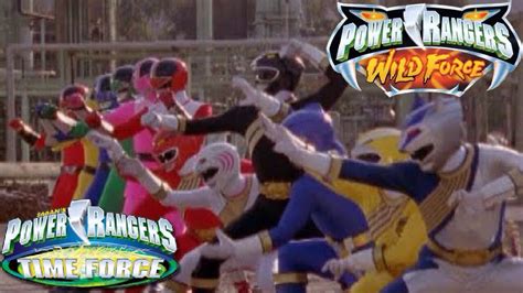 Power Rangers Wild Forcetime Force Team Up Alternate Opening Youtube