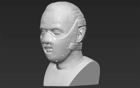 Hannibal Lecter Bust For 3D Printing CGTrader