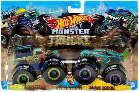 Hot Wheels Monster Trucks Demolition Doubles Wrexplorer Vs Mega Wrex My XXX Hot Girl