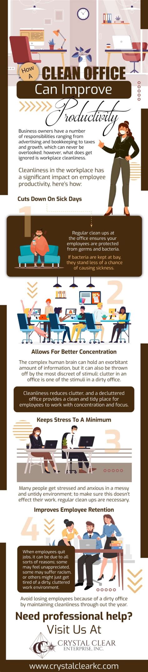 How A Clean Office Can Improve Productivity Crystal Clear Enterprise