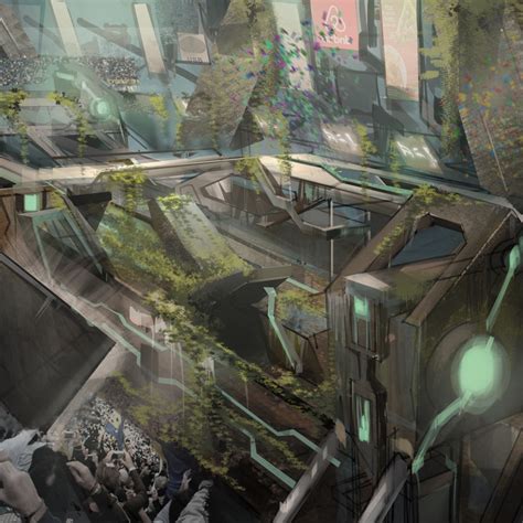 Dystopian Cities Concept Art Domestika