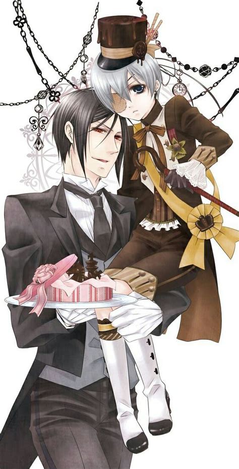 Kuroshitsuji Ciel Phantomhive Sebastian Michaelis Anime O Mordomo